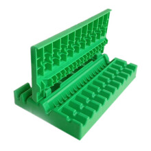 BBQ Skewer Maker with Safe Finger Protection for Outdoor Cooking, Manual Kebab Tool Green
