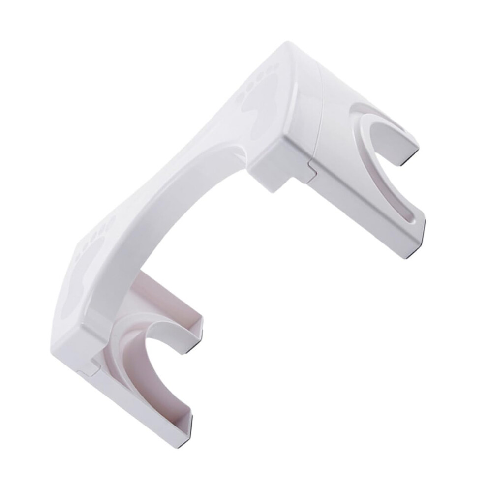 Toilet Stool for Adults Plastic Squatting Footrest SpaceSaving Design Thickened Support Easy Store Step Platform