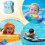 Swimming Aid Cartoon Training Exercise Aid For Beginners, Leg Kick Training Device, One Size Plastic 2