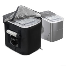 Waterproof HeatResistant Ice Maker Cover, Insulated Black Sleeve for Indoor Outdoor Protection
