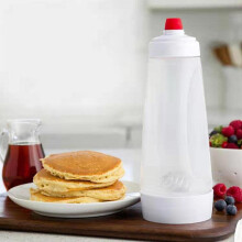 Hand Dough Dispenser with Measuring Tags,Mixing Ball,No Leak,for Pancakes,Waffles