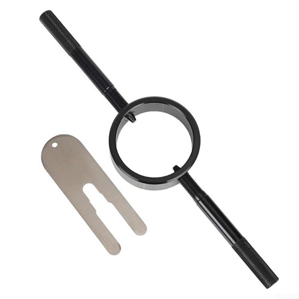 Fork Spring Compression Tool For Motorcycle Front Fork Aluminum Valve Spring Compressor Kit Black 9426802673456