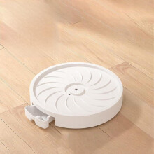 30cm Plant Pot Caddy with Wheels, Heavy Duty Saucer with Water Storage Tray and Drainage Holes, White