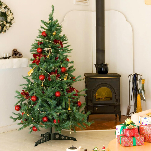 Christmas Tree Stands Triangle Removable Christmas Tree Holder Green Replacement Xmas Tree Base for Real Artificial Trees 2