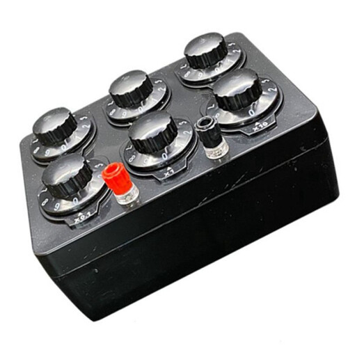 0-99999.9 Ohm Simple Resistance Box Precision Variable Decade Resistor Teaching Instrument Teaching Resistance Box 1
