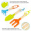 Children'S Gardening Tools Set 7Pcs Children'S Gardening Tools Toys, Develop Children'S Hands- Ability 3