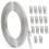 30FT Hose Clamp Assortment Kit,DIY Metal Straps+15 1