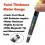 2 PCS Car Paint Thickness Tester Gauge for Car Tool Crash Checking Meter with Magnetic Tip Scale Indicate 3