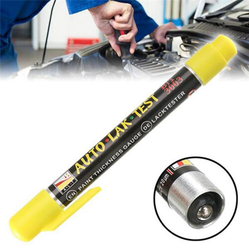 2 PCS Car Paint Thickness Tester Gauge for Car Tool Crash Checking Meter with Magnetic Tip Scale Indicate 1