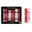 6 Mini Christmas Crackers Red White Wreath 8.5 Inch 1