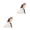 2Stk Cake Topper Farbige Harzfiguren Party 7