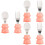 3Sets Kinder Esslernbesteck Kurzgriff Gabel Pink 6