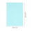 Loose Leaf Binding Cover A5 Light Green Plastic 20 Sheets 20 Holes Presentation 13