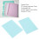 Loose Leaf Binding Cover A5 Light Green Plastic 20 Sheets 20 Holes Presentation 7