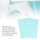 Loose Leaf Binding Cover A5 Light Green Plastic 20 Sheets 20 Holes Presentation 10