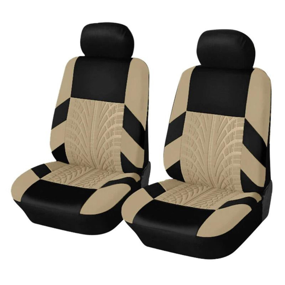 Car Seat Protector Universal Fit Bucket Seat Cover For Most Vehicles Beige 9426802674422