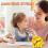 (As show, One size) Sunrain CM Wealth Learning Clock compatible with Kids, Student Learning Clocks Teaching Time 12/24 4