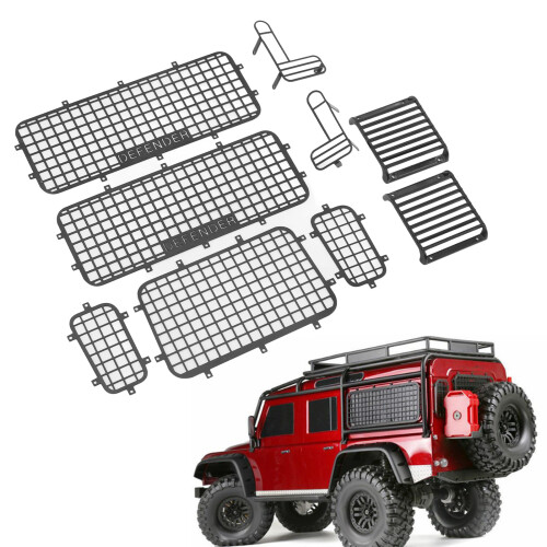 Iron Window Mesh for TRX4 - Easy Install & Scratch Prevention