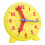 (As show, One size) Sunrain CM Wealth Learning Clock compatible with Kids, Student Learning Clocks Teaching Time 12/24 3