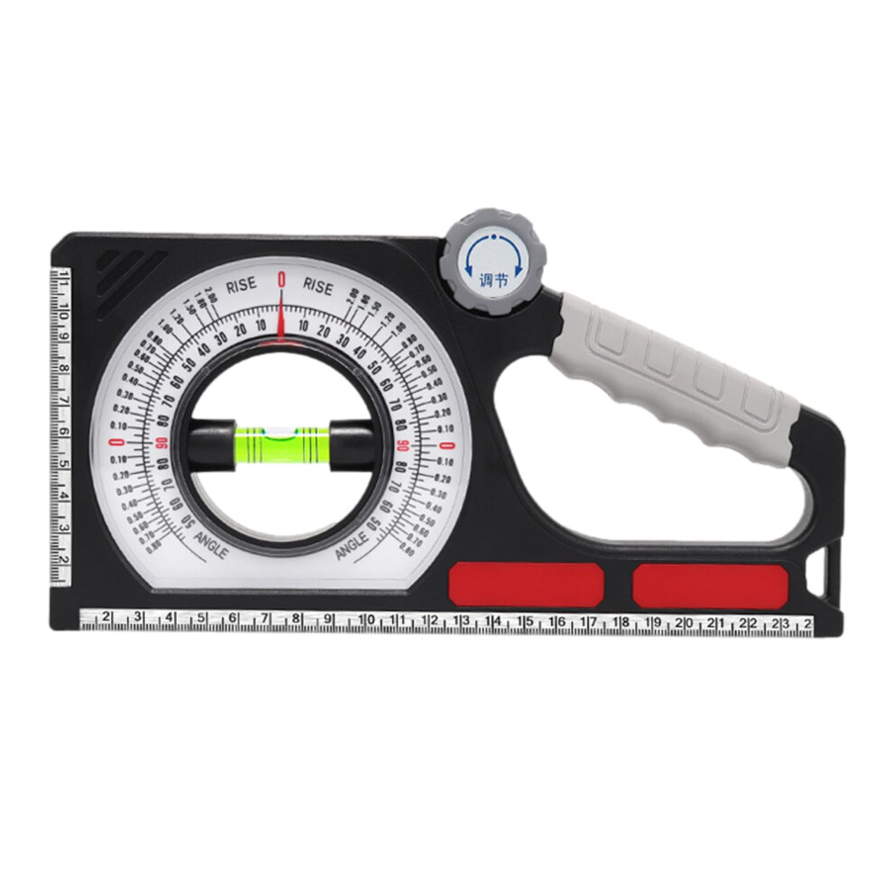 Angle Gauge Magnetic Ruler For Angle Measurement, Multipurpose Measuring Tool, Black 9189345399008