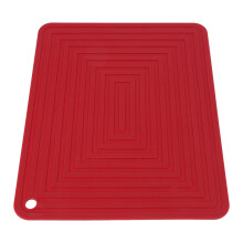 Abtropfmatte aus Silikon, isoliert, flexibel, auslaufsicher, Abtropfpad B
