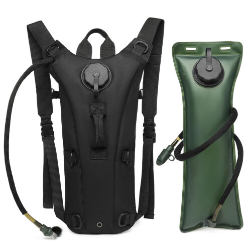 Hydration Backpack with 3L Water Bladder, Detachable Pack for Hiking Cycling Running