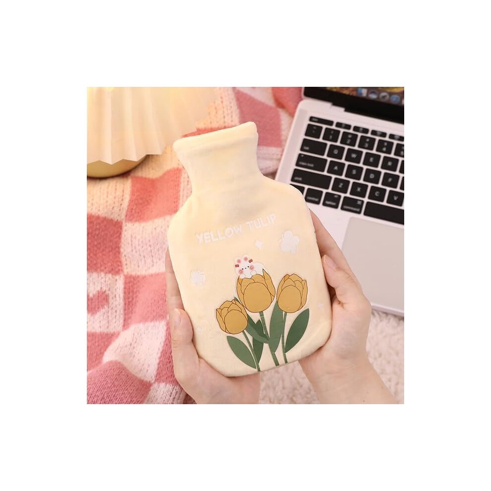 Hot Water Bottle Bag Plush Shoulder Warmer For Girls 350ml Instant Heat Pack Winter Heating Pad
