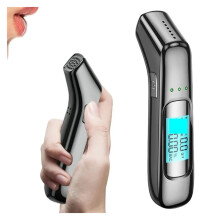 Alcohol Tester Professional Breathalyzer NonContact Digital Display Precision Black