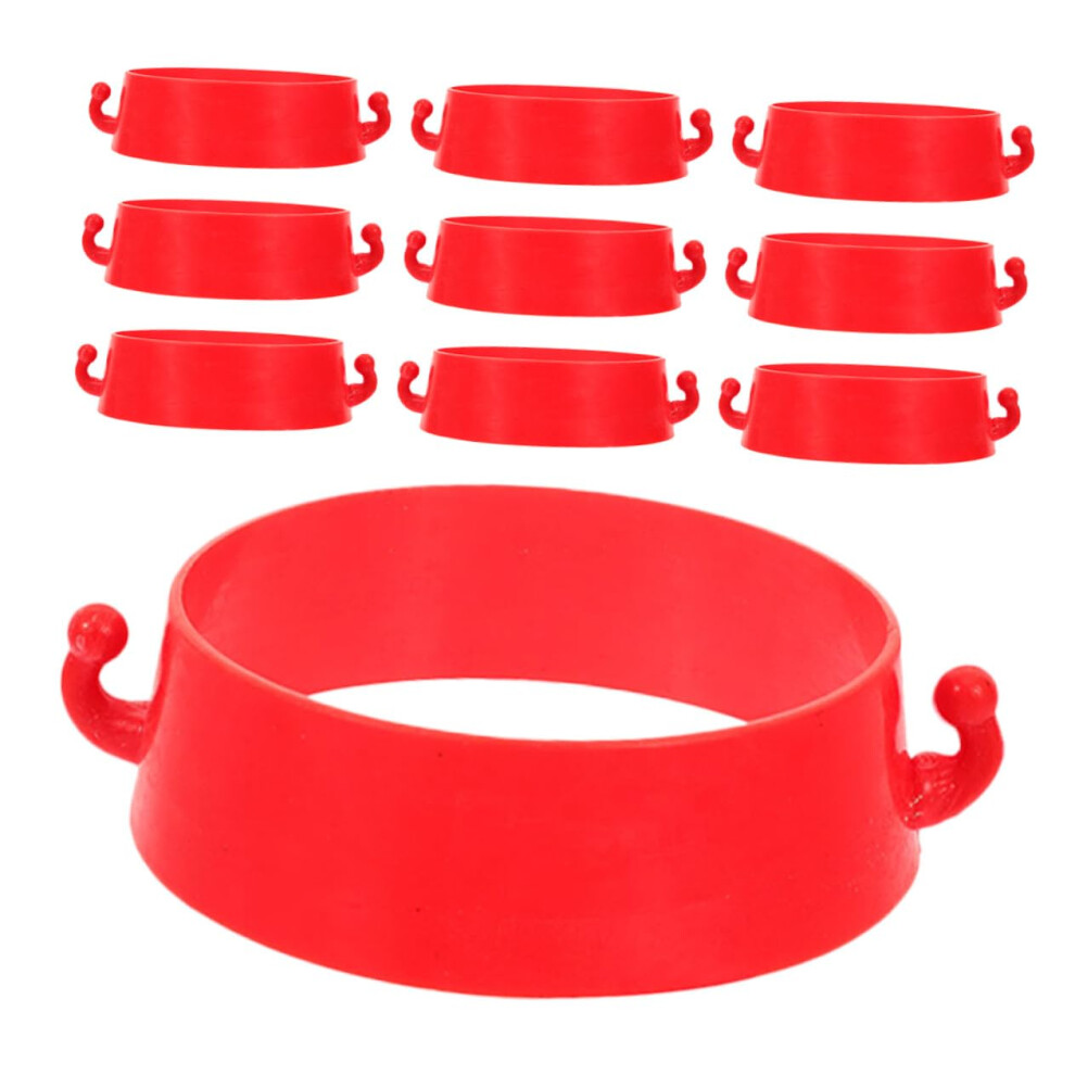 10Pcs Traffic Cone Connectors Kit Quick Setup Safety Barrier Chain Linkers For Construction Parking 9347817296778