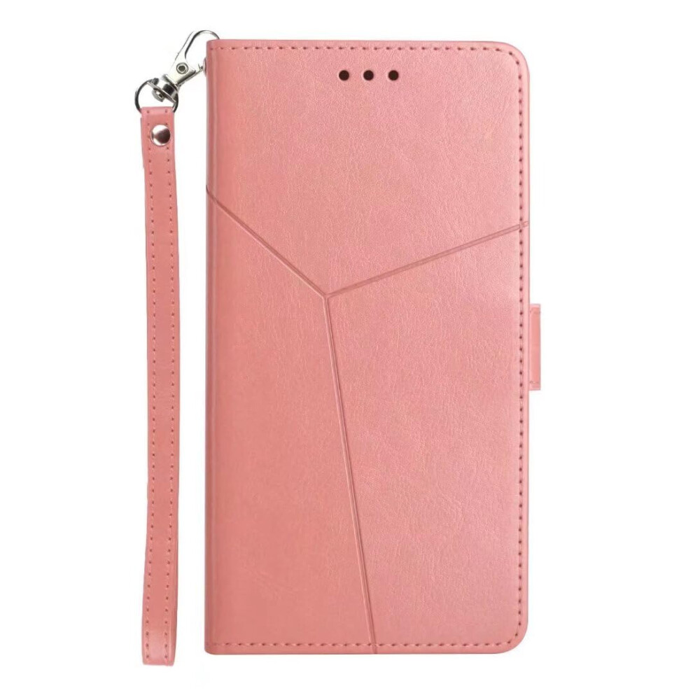 5G Case Leather Flip Wallet With Card Slots Magnetic Closure Shockproof Kickstand For Galaxy A56 Pink 9426802675719