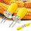 Corn Forks, Safe Interlocking Forks with Silicone Handle for BBQ, Parties, Picnics 5