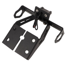 Motorcycle License Plate Bracket with 3 LED Lights for Gixxer 150/250 SF250