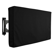 Outdoor TV Cover Weatherproof Universal Protector For 2265 Inch LCD TVs Dustproof Waterproof Case 70x75 Inch Black