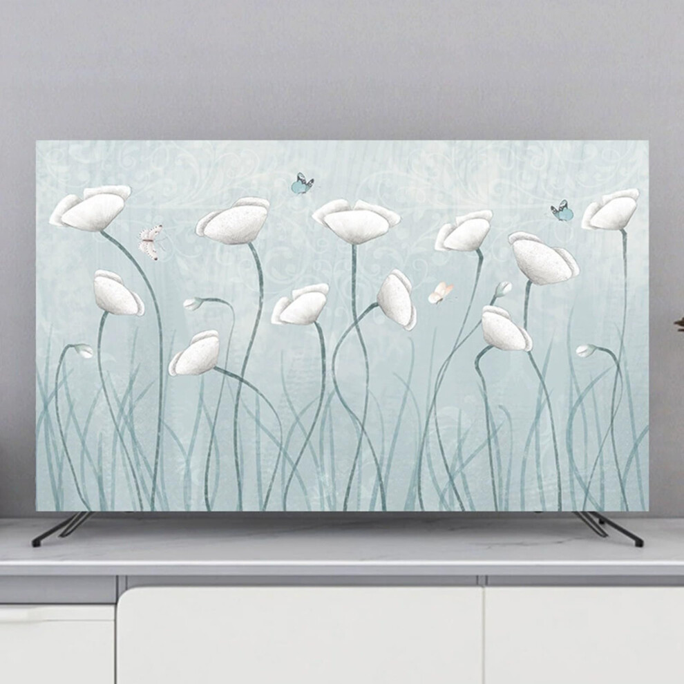 Tv Covers Indoor 3280 Inch Compatible Dustproof And Lightproof Soft Fabric Screen Protector For Wall Mount Curved Tv 9426802675962