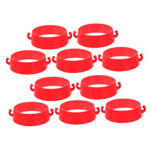 Traffic Cone Connectors 10Piece Set Safety Chain Linkers For Parking Barriers And Construction Cones Easy Installation