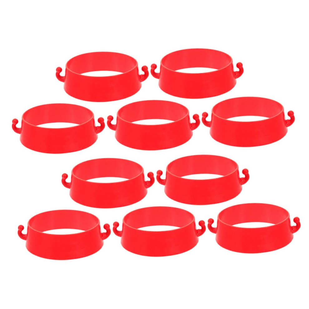 Traffic Cone Connectors 10Piece Set Safety Chain Linkers For Parking Barriers And Construction Cones Easy Installation 9347817297218