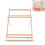 Einstellbare Webrahmen Massivholz Decke Schal DIY 7