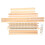 Einstellbare Webrahmen Massivholz Decke Schal DIY 2
