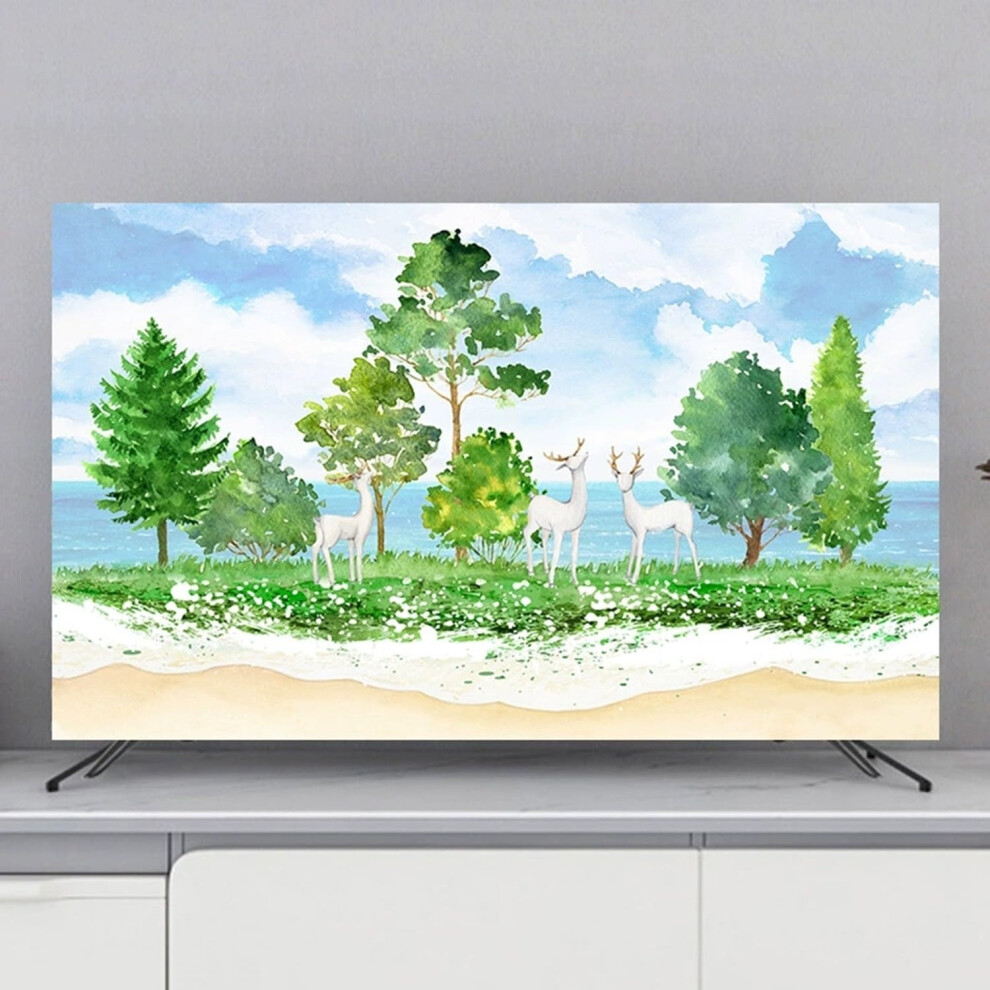 Tv Covers Indoor 3280 Inch Compatible Soft Fabric Dustproof Lightproof Screen Protector For Wallmounted Monitors 9426802676037