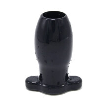 Anal Douche Enema Silicone Shower Cleaner Colonic Douche System Anal Plug Cleaning Kit Waterproof Black Large
