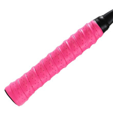 Badminton Racket SweatAbsorbent Tape, Sticky Tennis Racket Fishing Rod Rubber, NonSlip Badminton Tape Rose Red