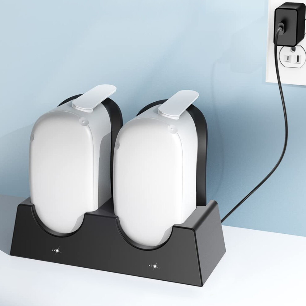 Vr Dual Charging Dock For Oculus Quest 2, Fast 2-In-1 Charging Station 8751374246373