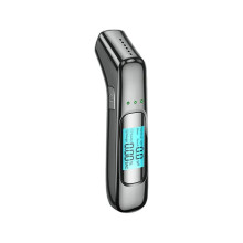 NonContact Alcohol Tester Precision Breathalyzer USB Rechargeable LCD Display Digital Portable 13cm