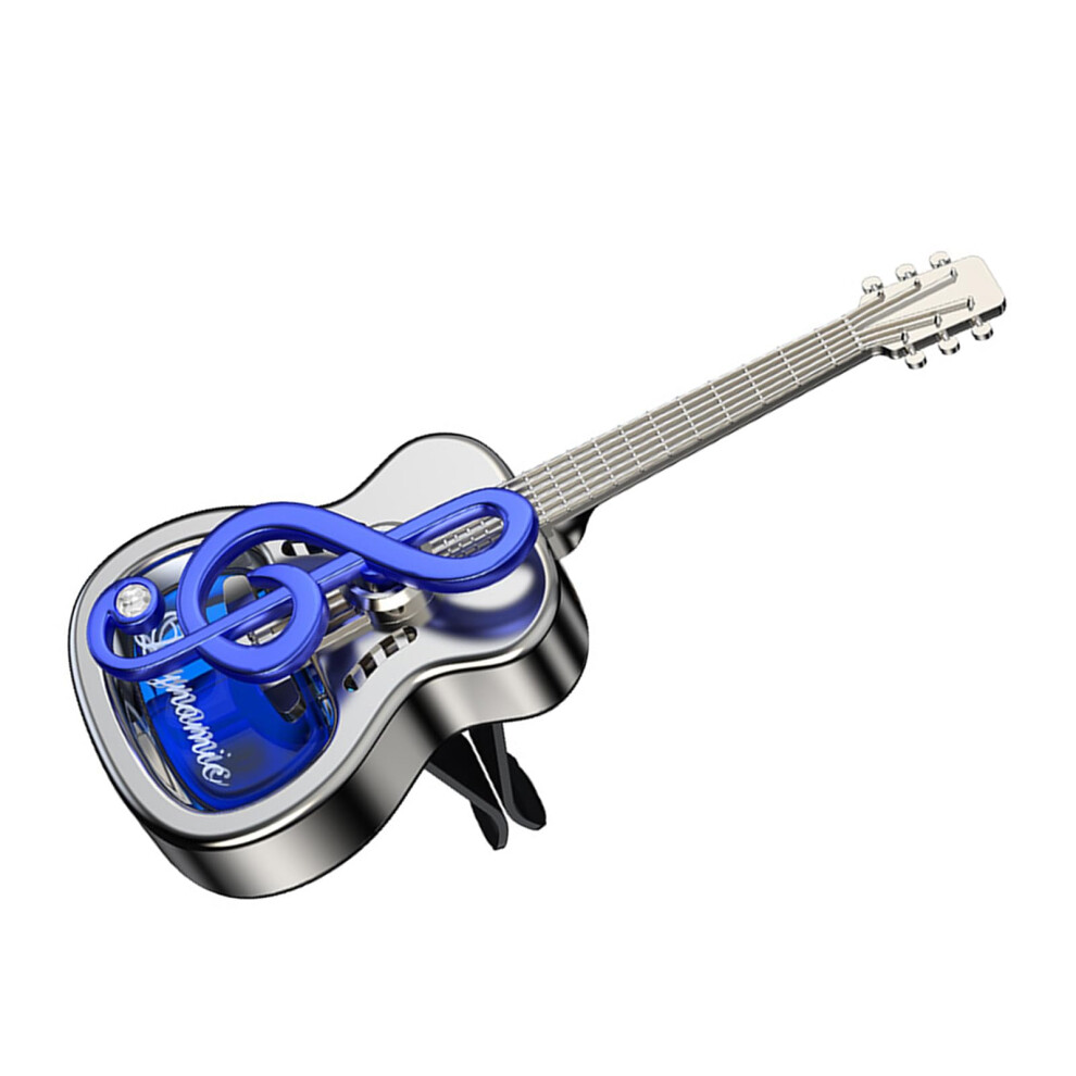 Guitar Shape Car Air Freshener With Rotating Vent Clip Essential Oil Diffuser Longlasting Scent 9382693004550