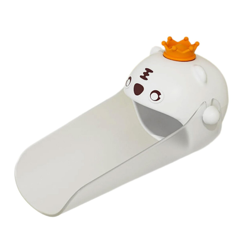 Kids Faucet Handle Extenders Silicone Toddler Safe White Set For Bathroom Sink Universal Fit