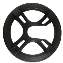 Chain Guard Ring, Chain Guard Washer for Mountain Bike 42t 44t Crankset Cover Plastic Black with Screws