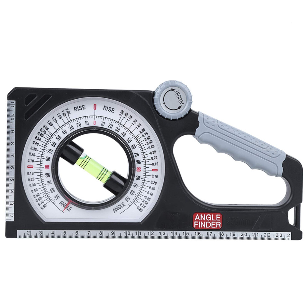 Magnetic Angle Finder Slope Meter, Adjustable Accuracy, Strong Magnetic Base, Plastic For Woodworking, Carpentry 9189345400391