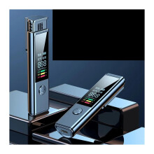 LCD Digital Display Breath Alcohol Tester NonContact TypeC Charging Black