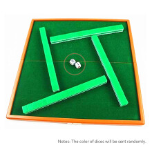 Lightweight Mini Mahjong Set & Folding Table for Home and Travel Use
