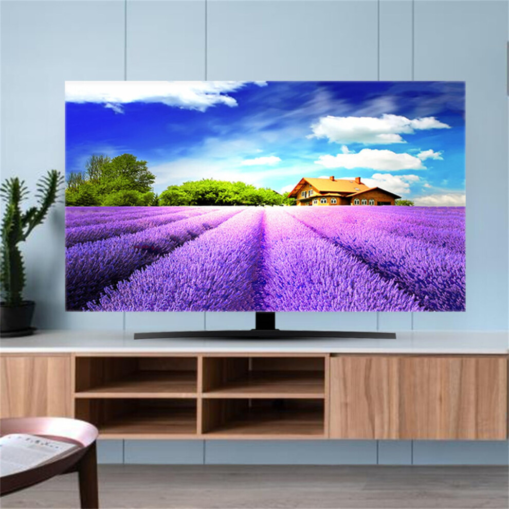 Tv Dust Cover Universal Elastic 3280 Inch Screen Cover For Televisions And Pc Displays Lavender 9426802677393